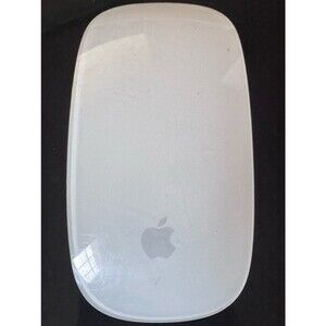 Apple Magic Mouse 1 White Silver Bluetooth Wireless Tested Working Clean